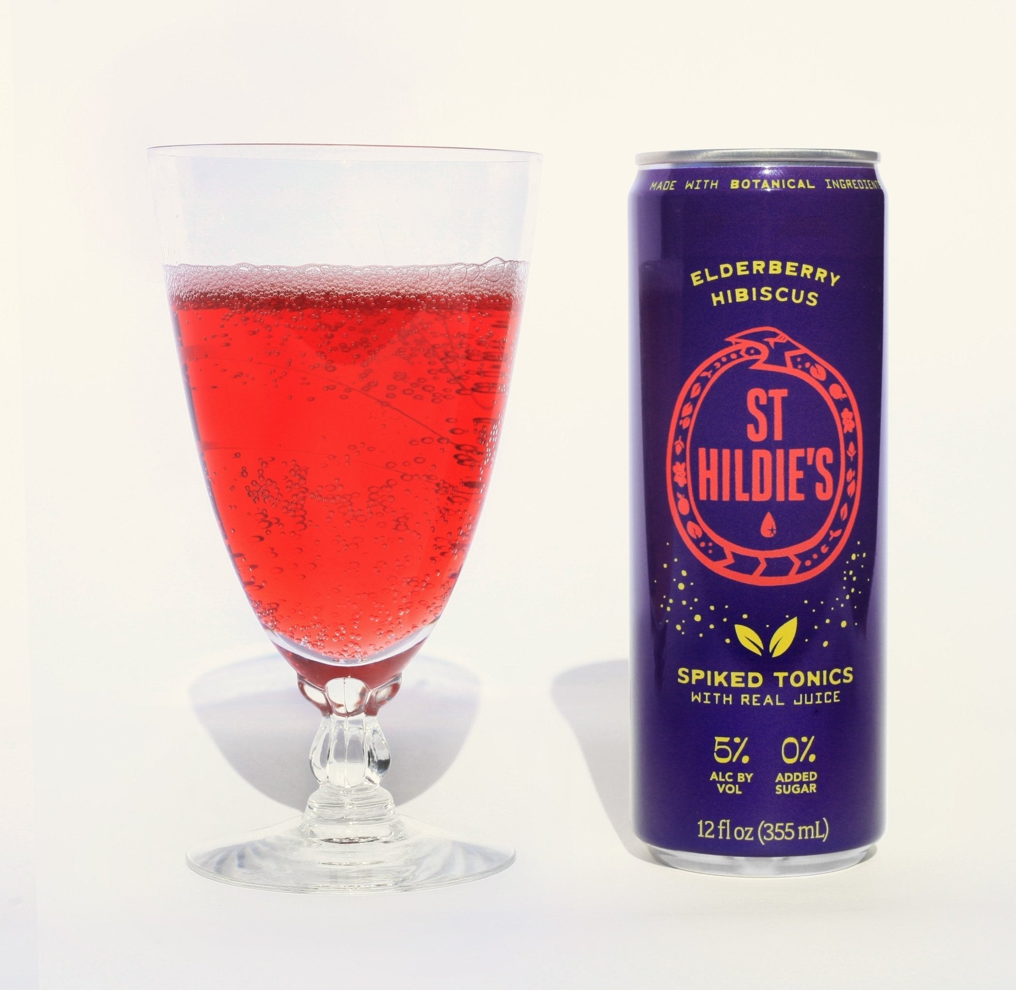 St Hildie's Elderberry Hibiscus Spiked Tonics - BuyMyLiquor