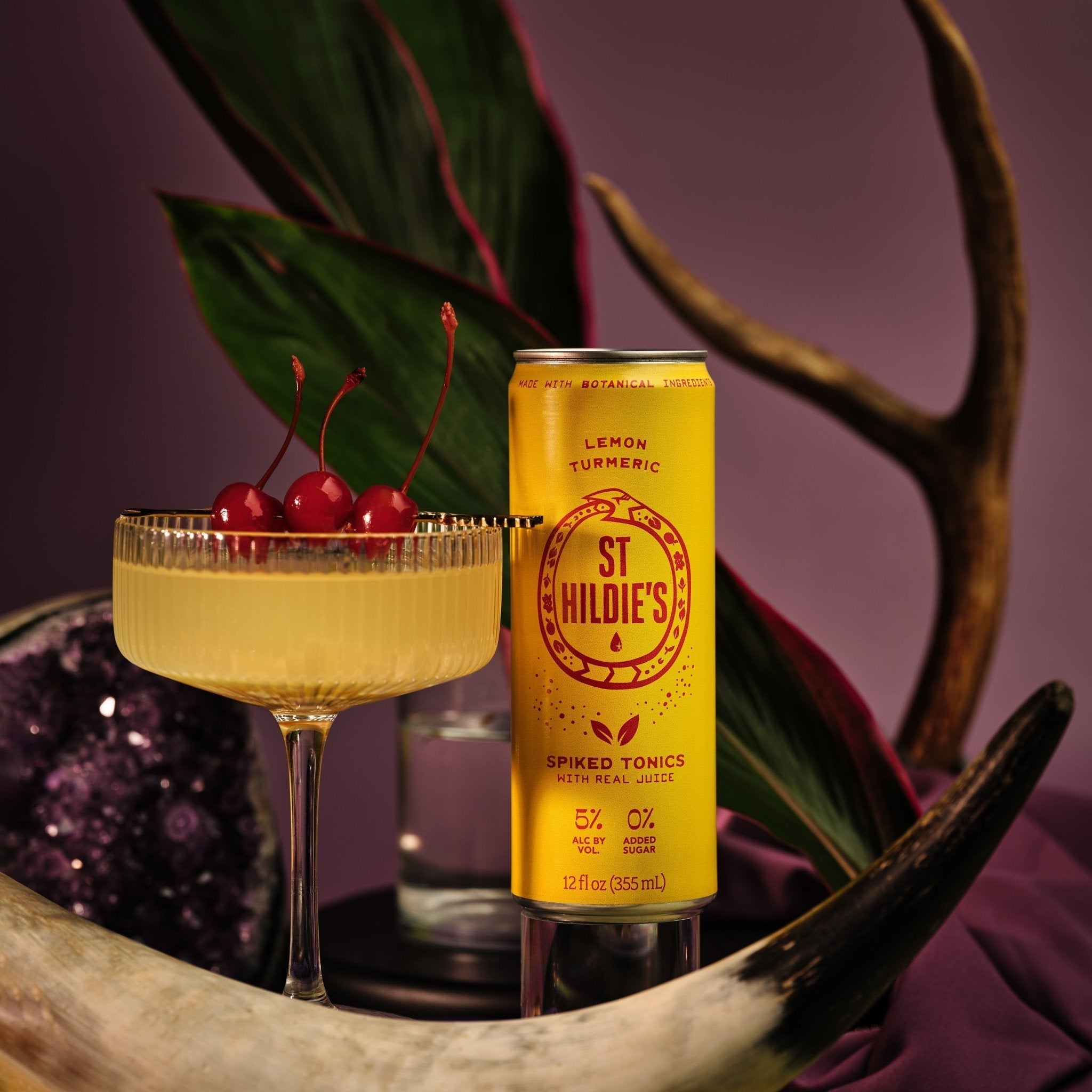 St Hildie's Lemon Turmeric Spiked Tonics - BuyMyLiquor