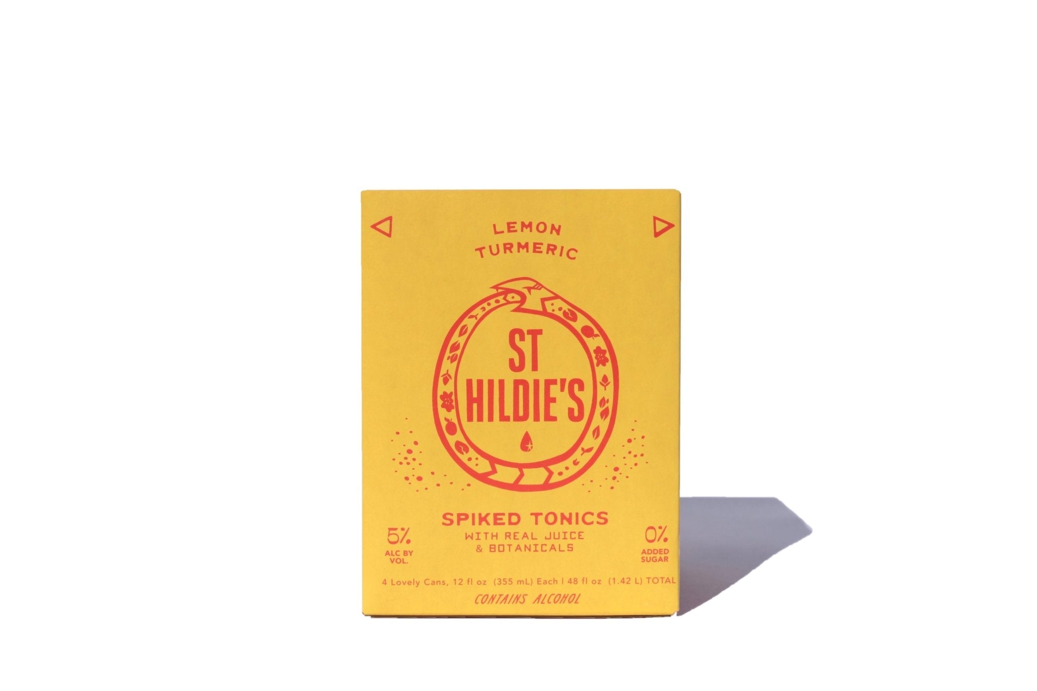 St Hildie's Lemon Turmeric Spiked Tonics - BuyMyLiquor