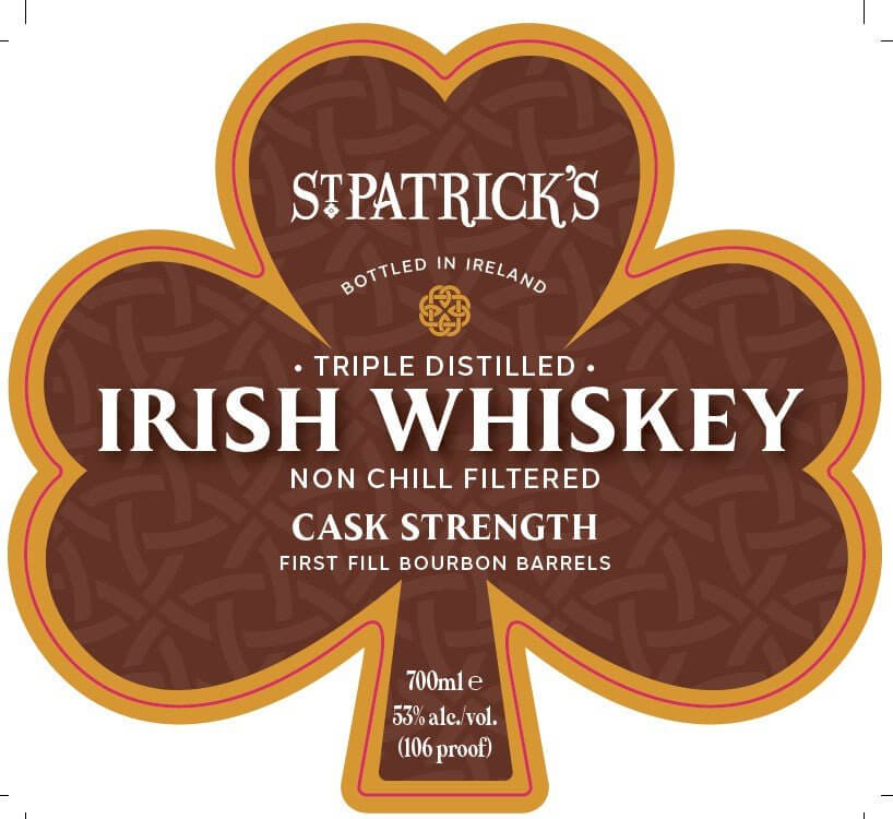 St. Patrick's Cask Strength Irish Whiskey  St. Patrick's Distillery   