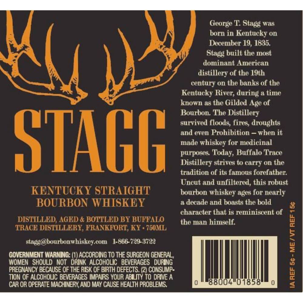 Stagg Kentucky Straight Bourbon Whiskey Batch 24A 127.6 Proof Bourbon Buffalo Trace   