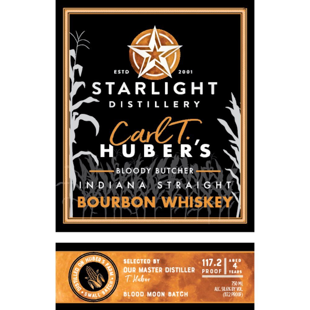 Starlight Carl T. Huber’s Bloody Butcher Bourbon Bourbon Starlight Distillery   