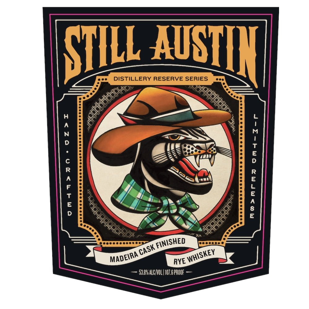 Still Austin Distillery Reserve Madeira Cask Finished Rye Rye Whiskey Still Austin Distillery   