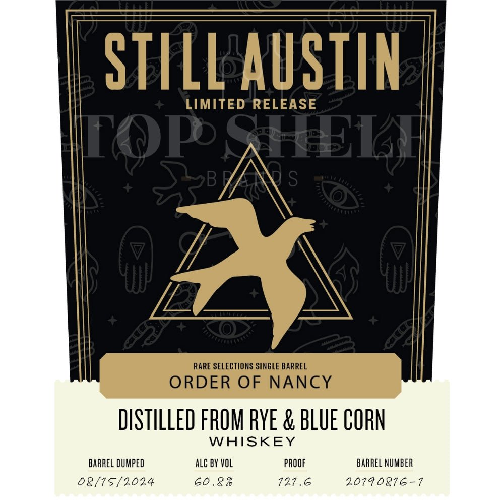 Still Austin Order of Nancy Rye & Blue Corn Whiskey Whiskey Still Austin Whiskey Co.   