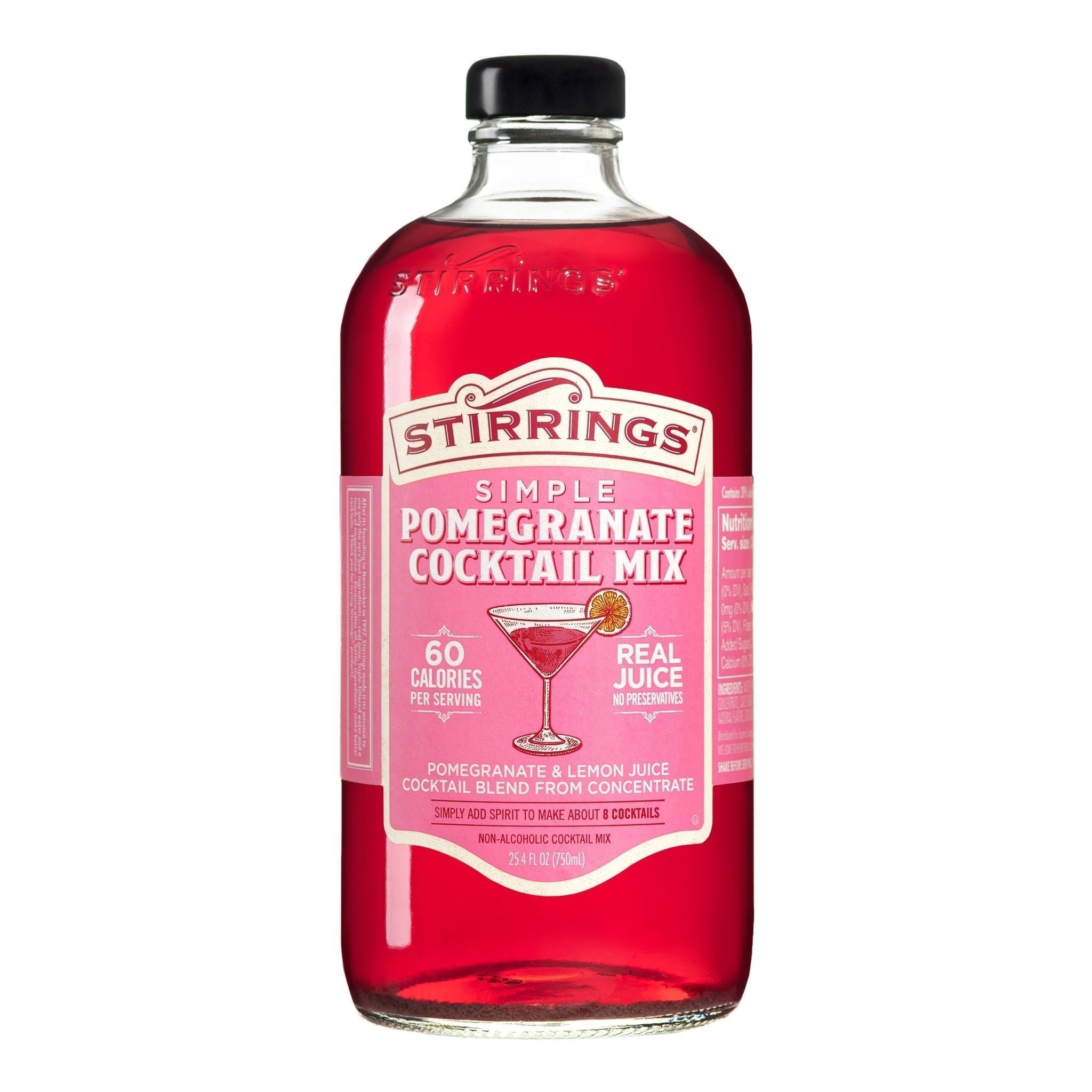 Stirrings Pomegranate Cocktail Mix Mixer Stirrings 2-Pack  