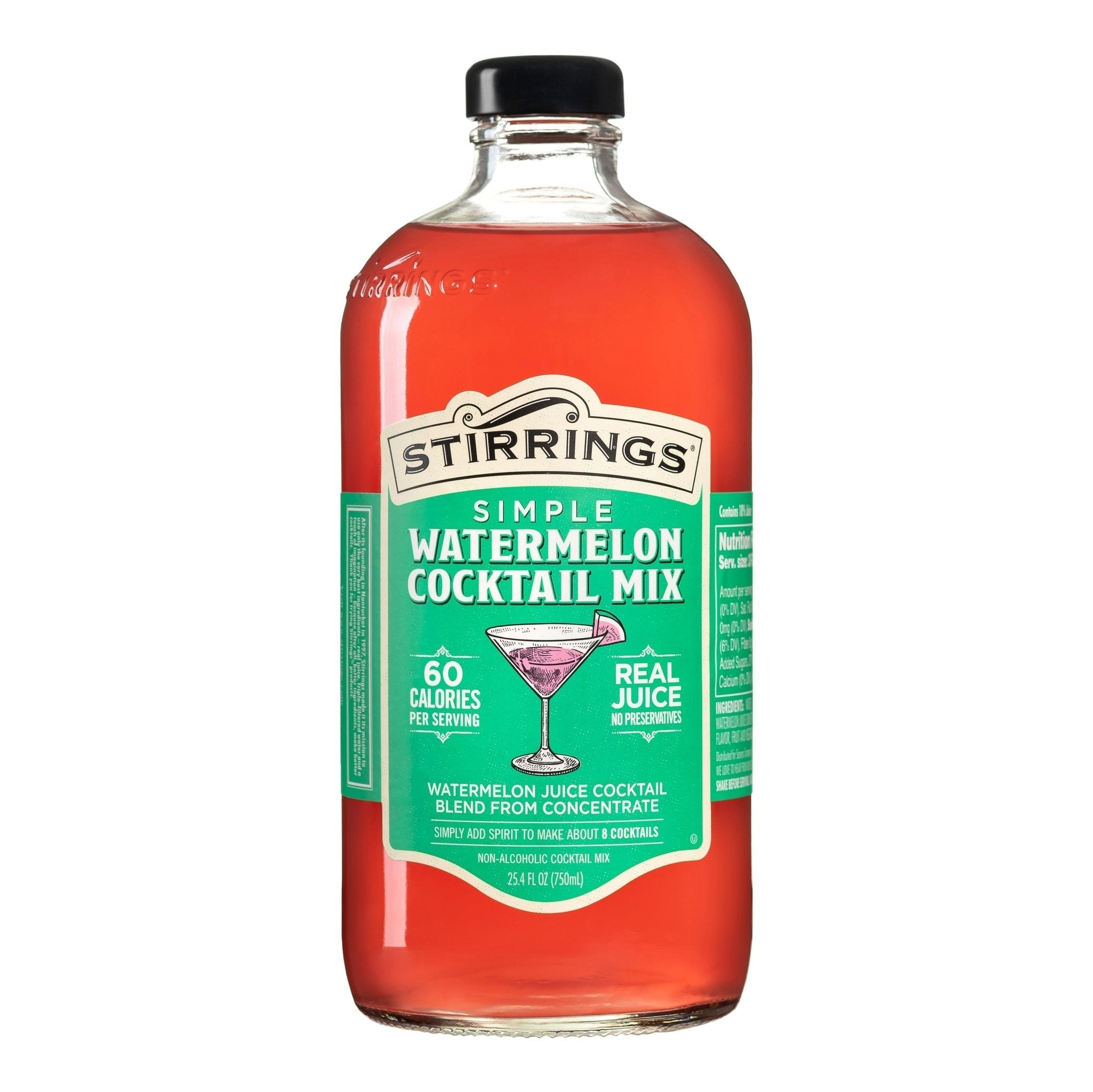 Stirrings Watermelon Cocktail Mix  Stirrings 6-Pack  