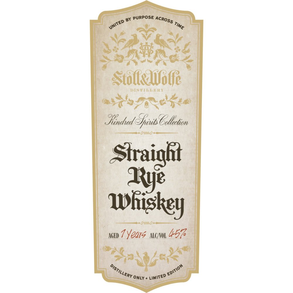 Stoll & Wolfe Kindred Spirits Collection 7 Year Old Straight Rye Rye Whiskey Stoll & Wolfe Distillery