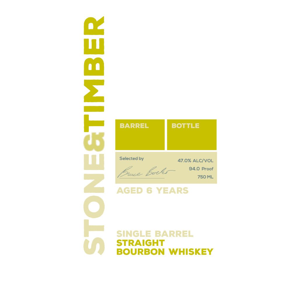 Stone & Timber 6 Year Old Single Barrel Bourbon Bourbon Stone & Timber