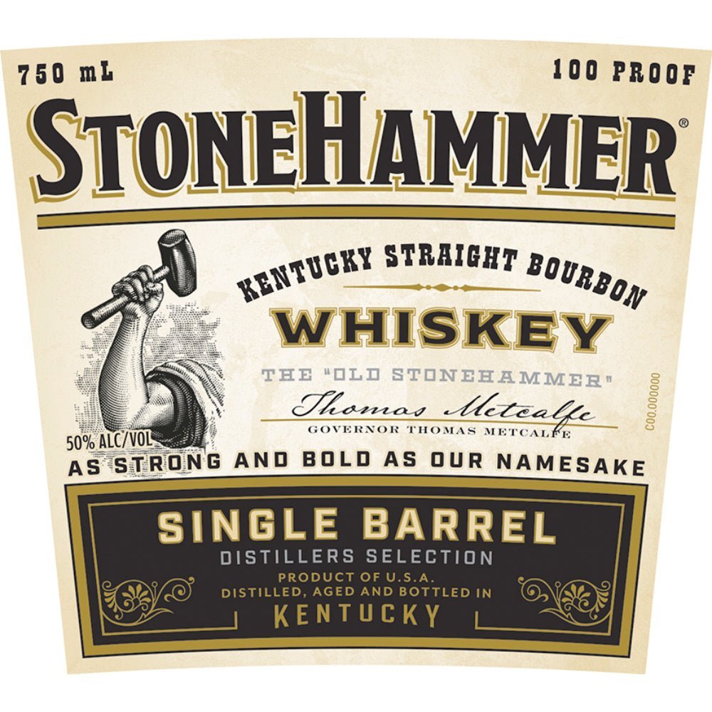 StoneHammer Single Barrel Kentucky Straight Bourbon Bourbon Barton 1792 Distillery   