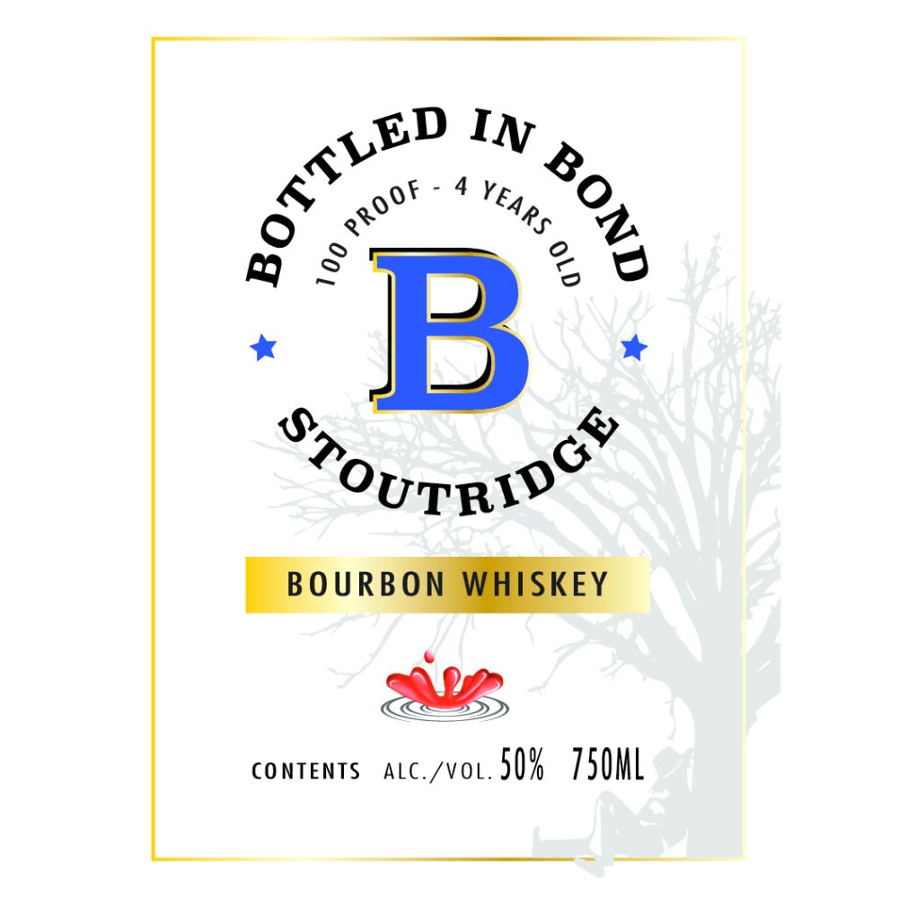 Stoutridge Bottled in Bond Bourbon Whiskey Bourbon Stoutridge Distillery   