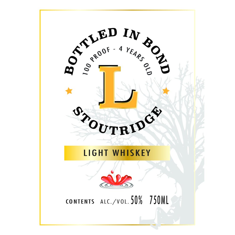 Stoutridge Bottled in Bond Light Whiskey Light Whiskey Stoutridge Distillery   