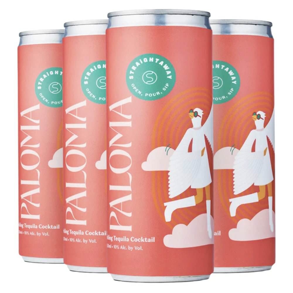 Straightaway Cocktails Paloma 4PK Ready-To-Drink-Cocktails Straightaway Cocktails