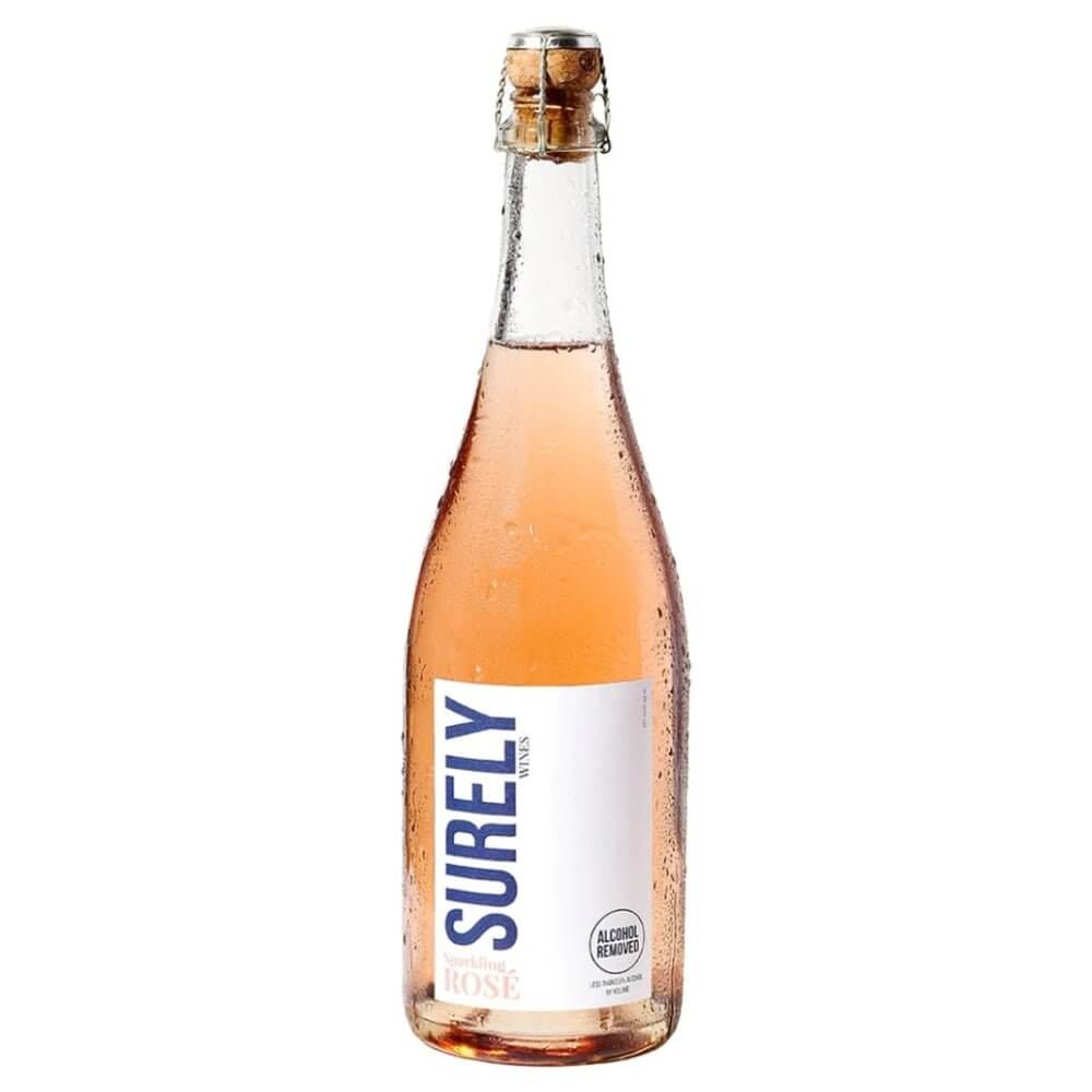 Surely Wines Non-Alcoholic Sparkling Rosé Non-Alcoholic Spirits Surely Wines