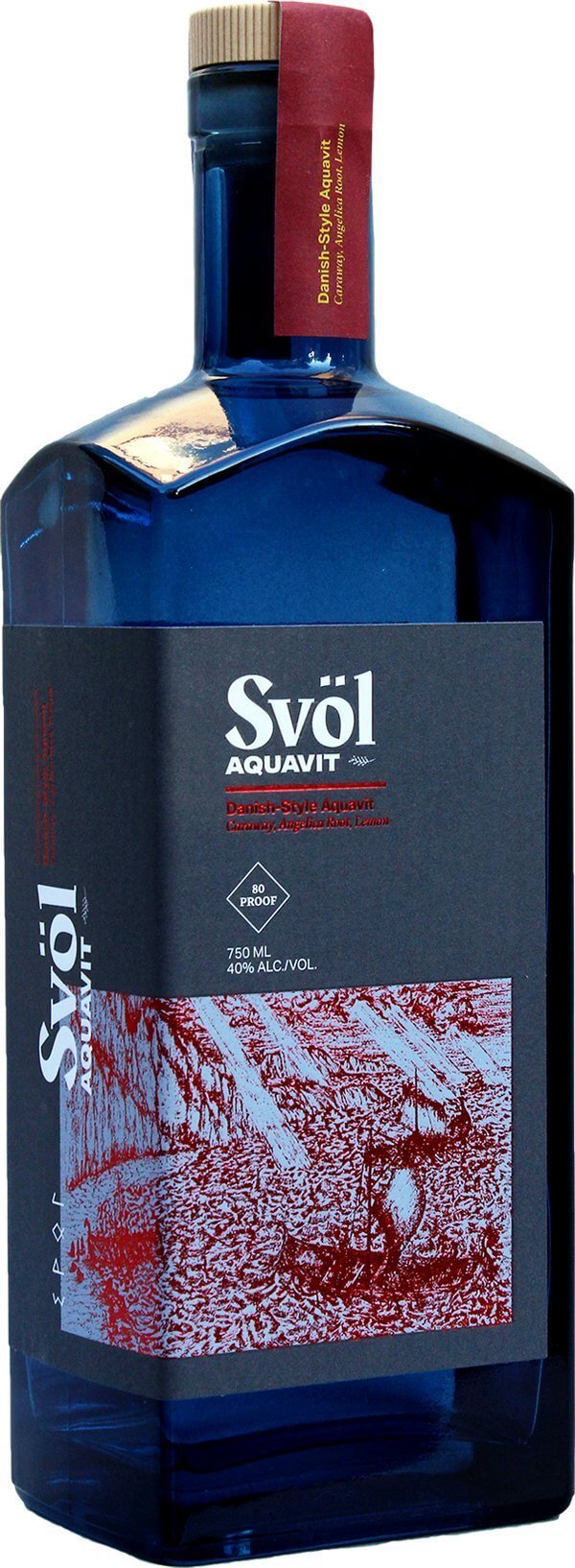 Svol Danish Style Aquavit 750ml  Svol   