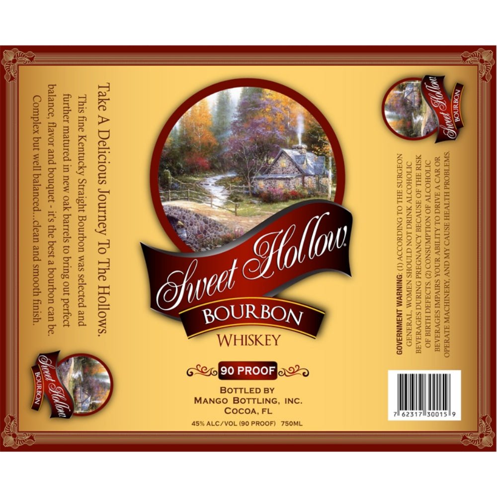 Sweet Hollow Bourbon Whiskey Bourbon Mango Bottling