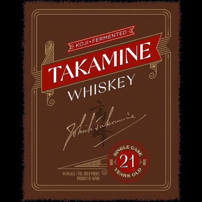 Takamine Koji Fermented Single Cask Whiskey Aged 21 Years Whiskey Takamine   