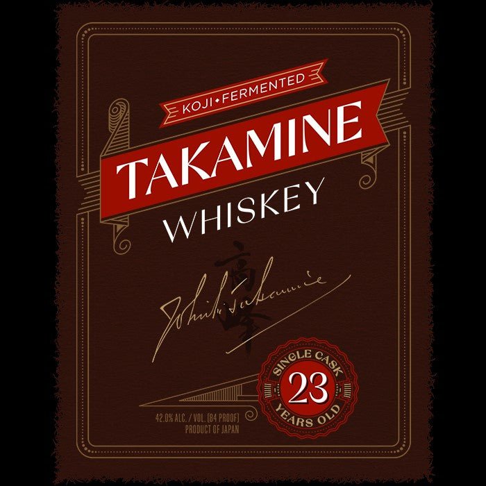 Takamine Koji Fermented Single Cask Whiskey Aged 23 Years Whiskey Takamine   