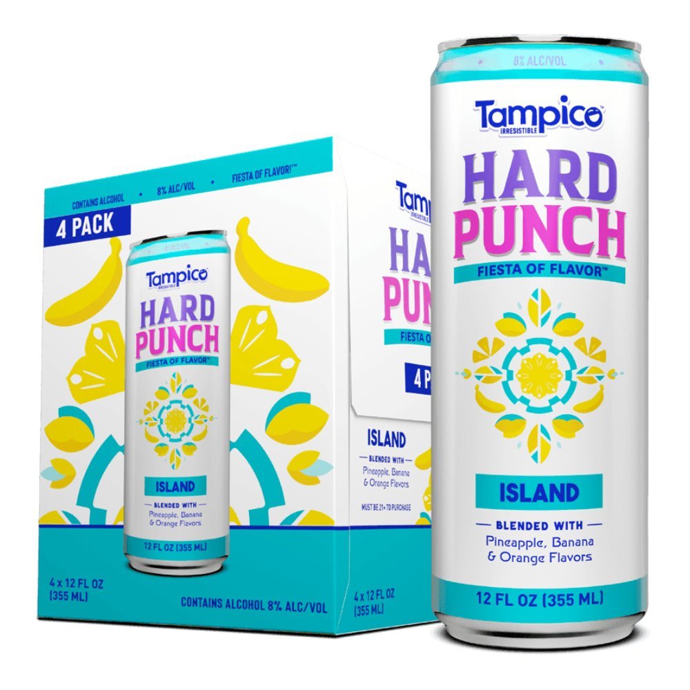 Tampico Hard Punch Island 4pk Hard Punch Tampico   