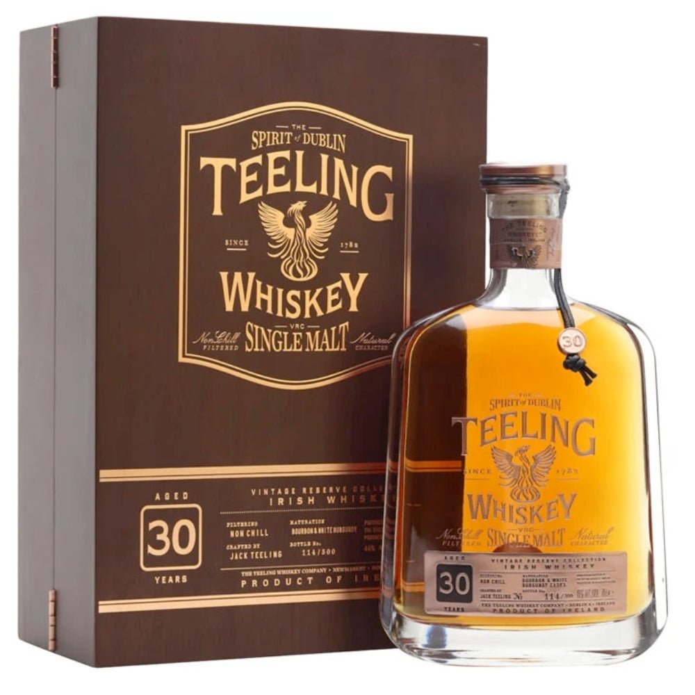 Teeling 30 Year Old Single Malt Irish whiskey Teeling Whiskey