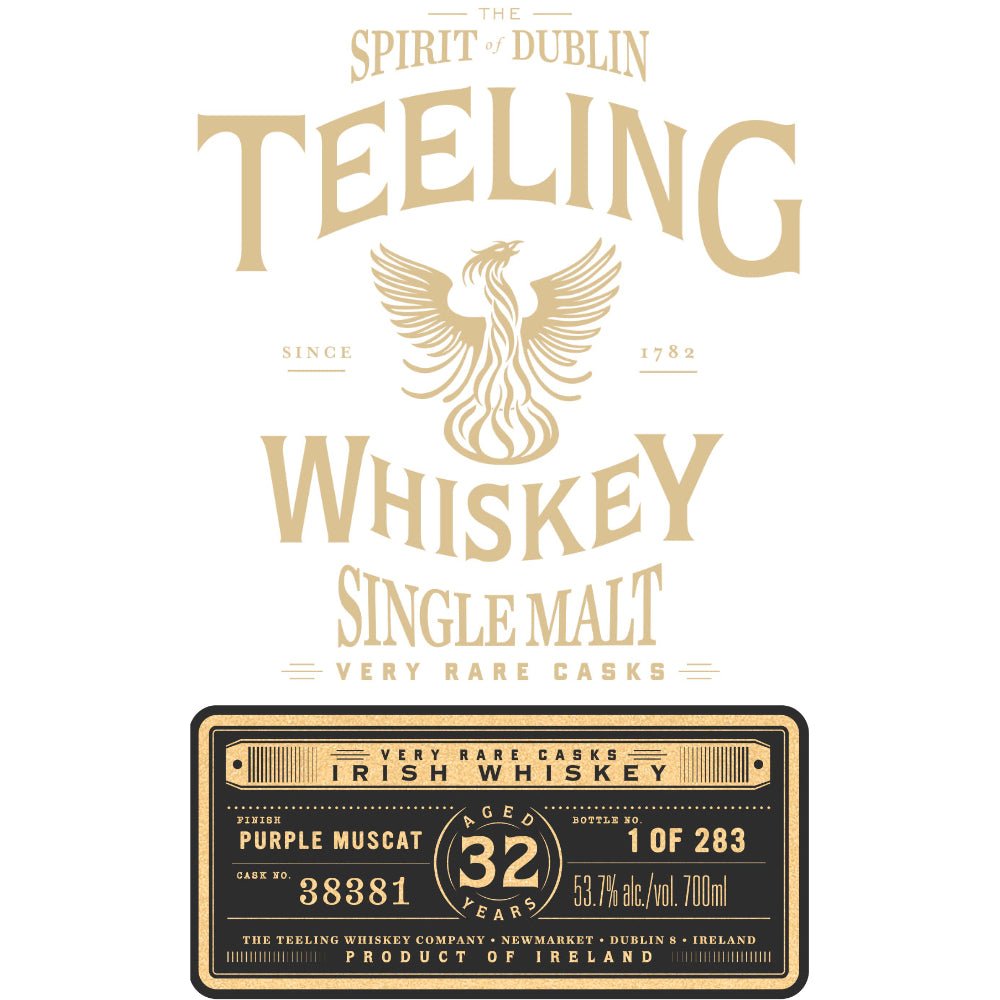 Teeling 32 Year Old Purple Muscat Finish Irish whiskey Teeling Whiskey   