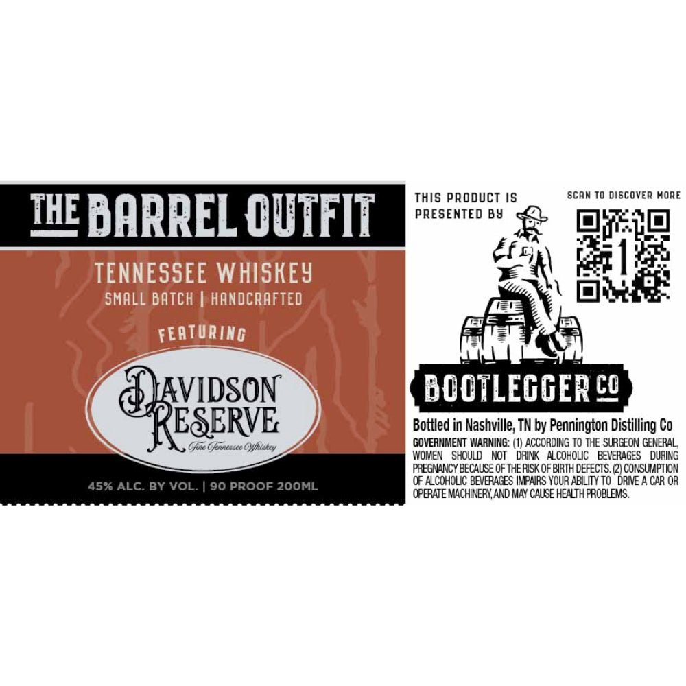 The Barrel Outfit Davidson Reserve Tennessee Whiskey American Whiskey The Barrel Outfit