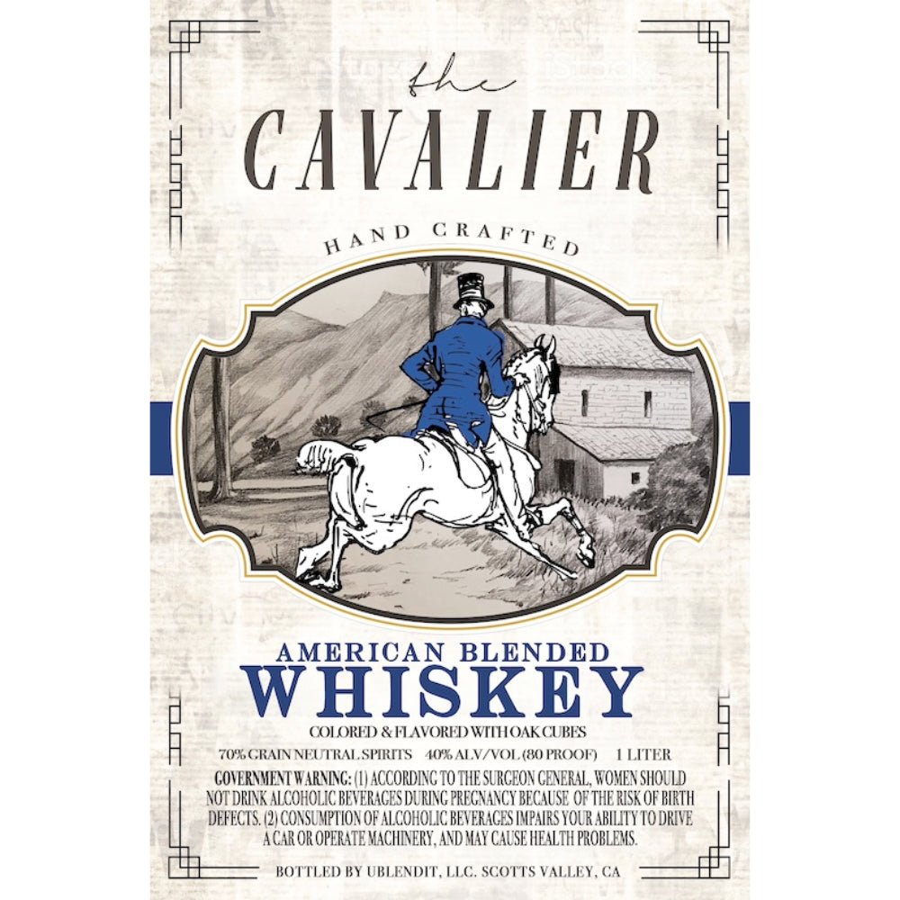 The Cavalier Handcrafted Whiskey American Whiskey The Cavalier