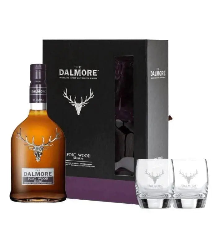 The Dalmore Port Wood Reserve w/ 2 Glasses Gift Set Gift Set The Dalmore   