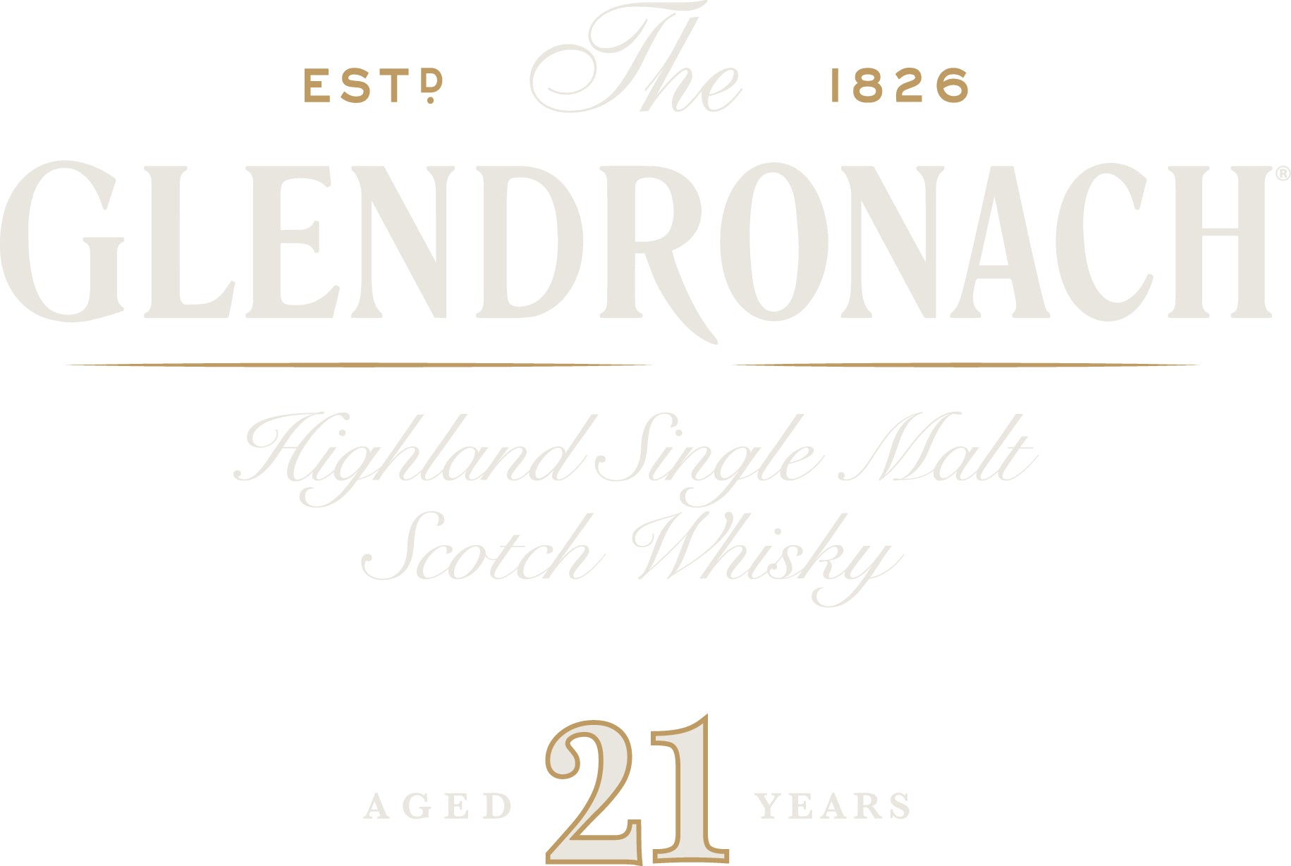 The GlenDronach 21-Year Highland Single Malt Scotch Whisky - Sherry Cask Matured Single Malt Scotch Whisky Glendronach   