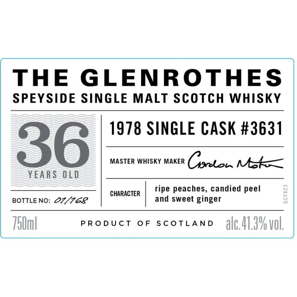 The Glenrothes 1978 Single Cask #3631 Scotch The Glenrothes