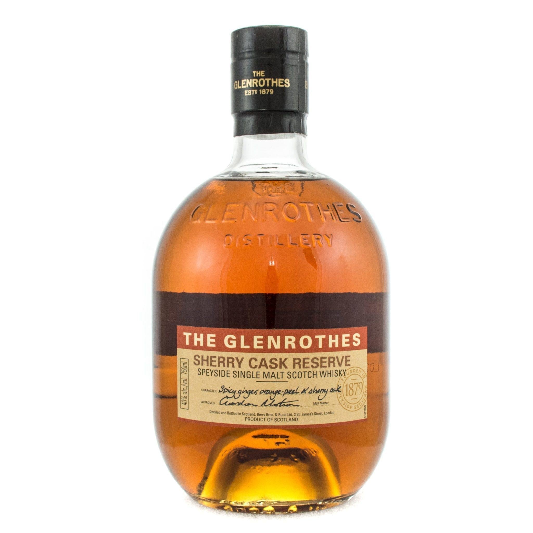 The Glenrothes Sherry Cask Reserve Scotch The Glenrothes