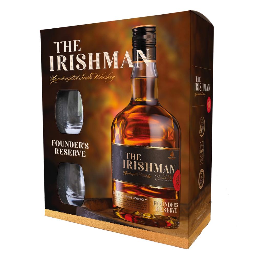 The Irishman Founders Reserve Gift Set Irish whiskey Walsh Whiskey   