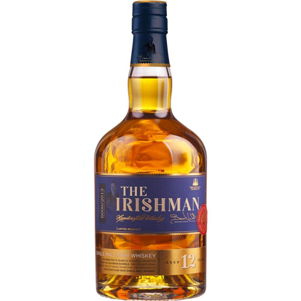 The Irishman Single Malt 12 Year Old Irish whiskey Walsh Whiskey