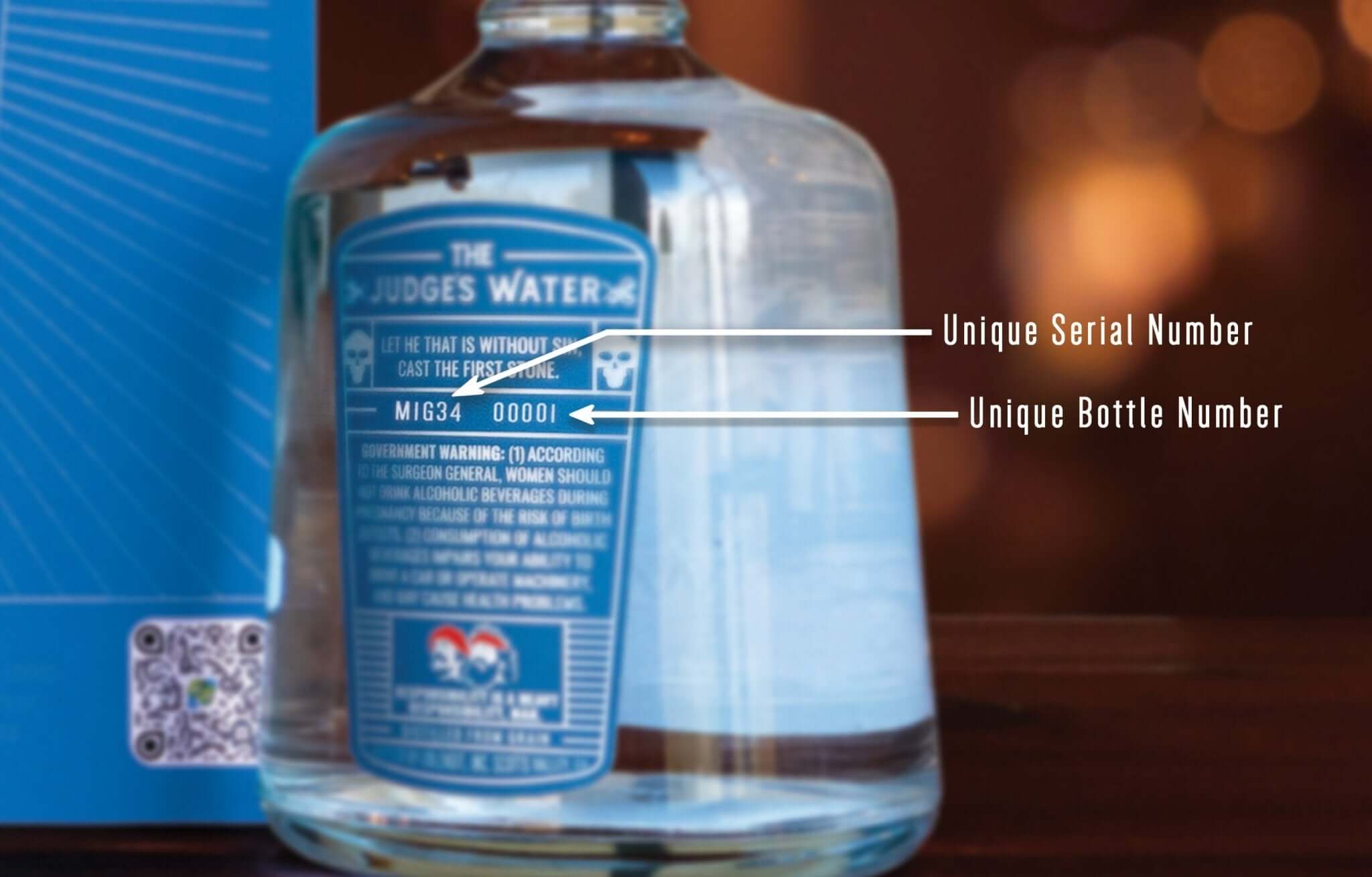 The Judge's Water Vodka By Cheech & Chong Vodka THE JUDGE'S WATER   