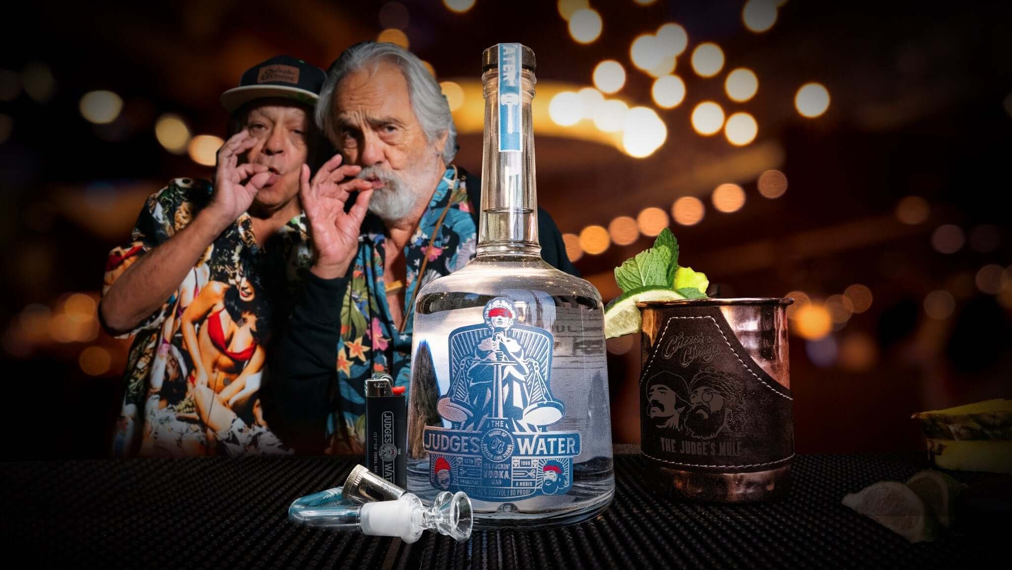 The Judge's Water Vodka By Cheech & Chong Vodka THE JUDGE'S WATER   