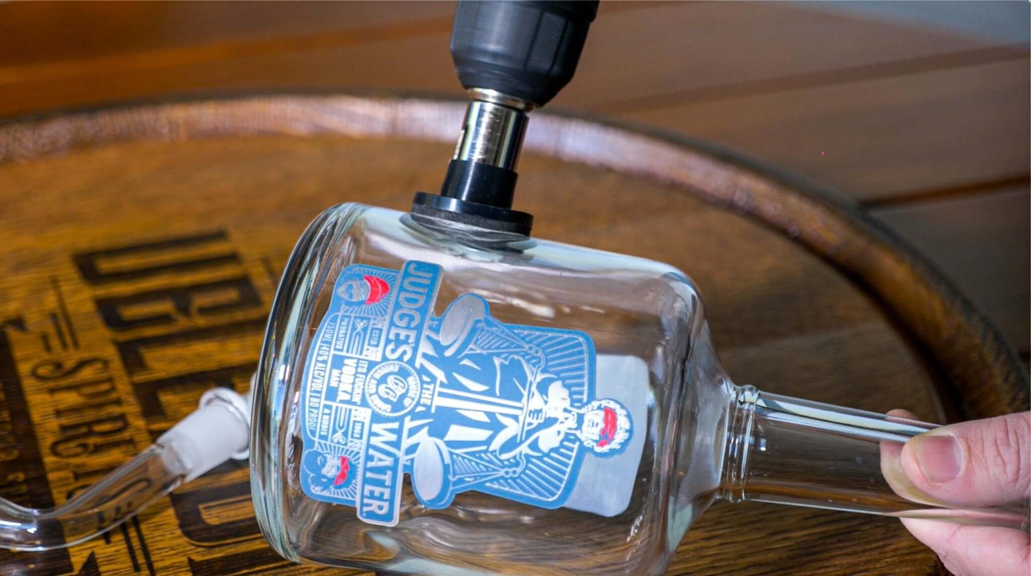 The Judge's Water Vodka By Cheech & Chong Vodka THE JUDGE'S WATER   