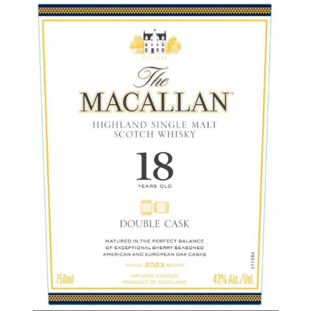 The Macallan 18 Year Old Double Cask Scotch The Macallan   