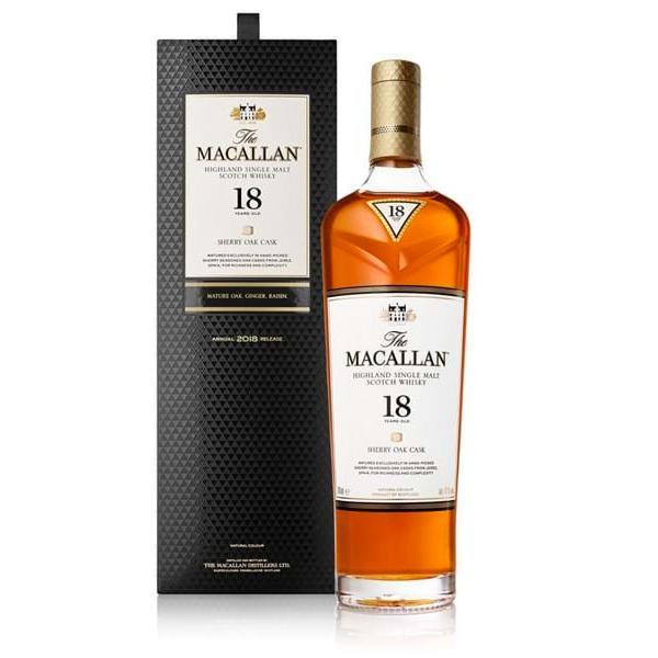 The Macallan 18 Year Old Sherry Oak 2019 Edition Scotch The Macallan