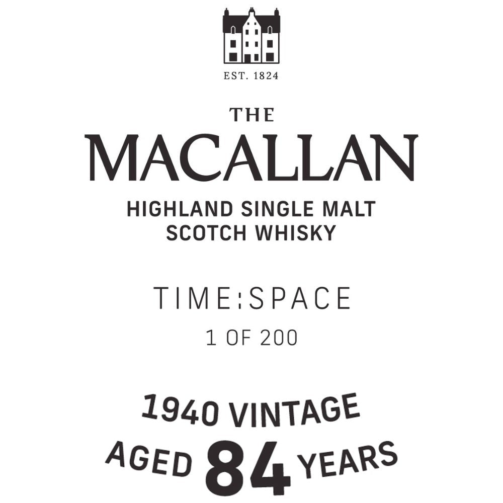 The Macallan Time Space 84 Year Old Scotch The Macallan   