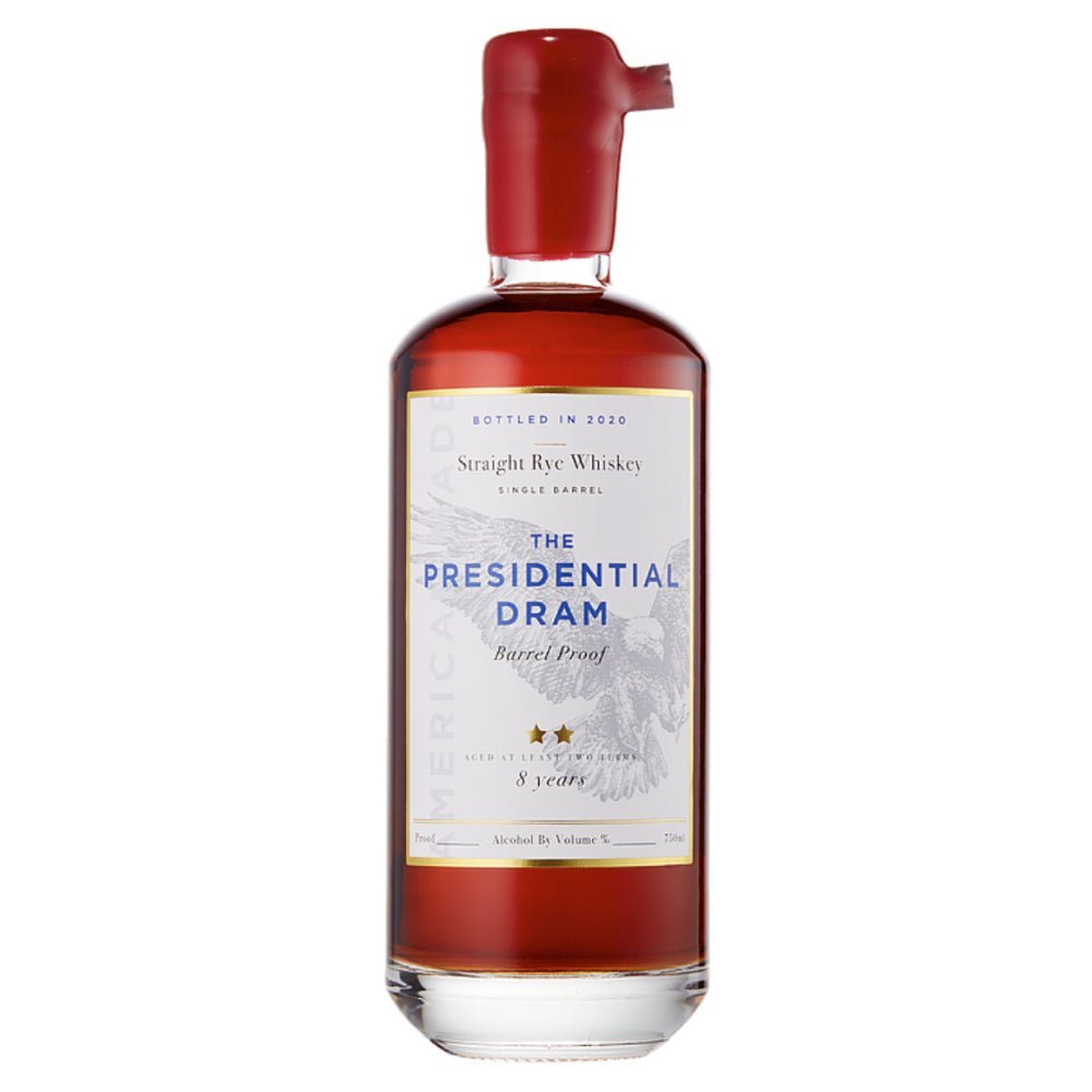 The Presidential Dram 8 Year Old Barrel Proof 2020 Release Rye Whiskey Proof & Wood Ventures   