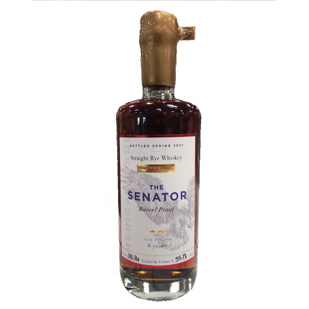 The Senator "Gold Wax Edition" Barrel Proof 6 Year Old Single Barrel #302 Rye Whiskey Proof & Wood Ventures   