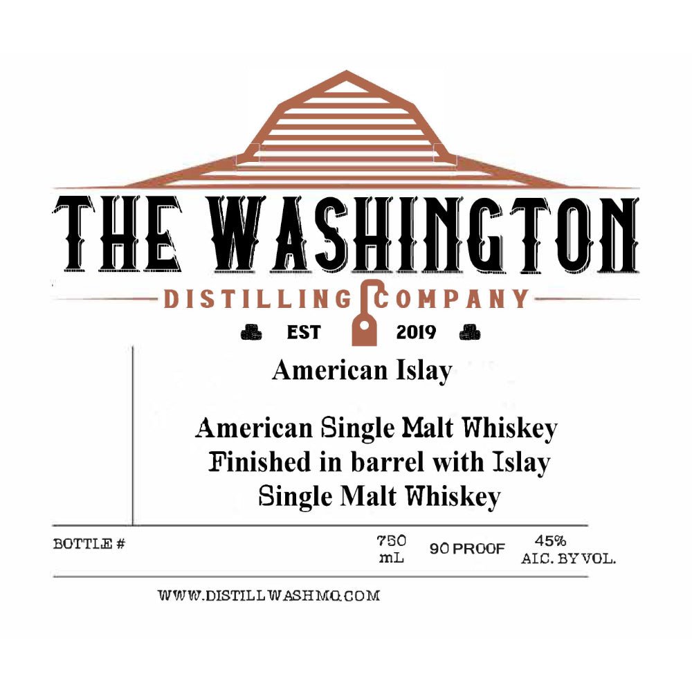 The Washington Distilling Company American Islay Single Malt Whiskey The Washington Distilling Company