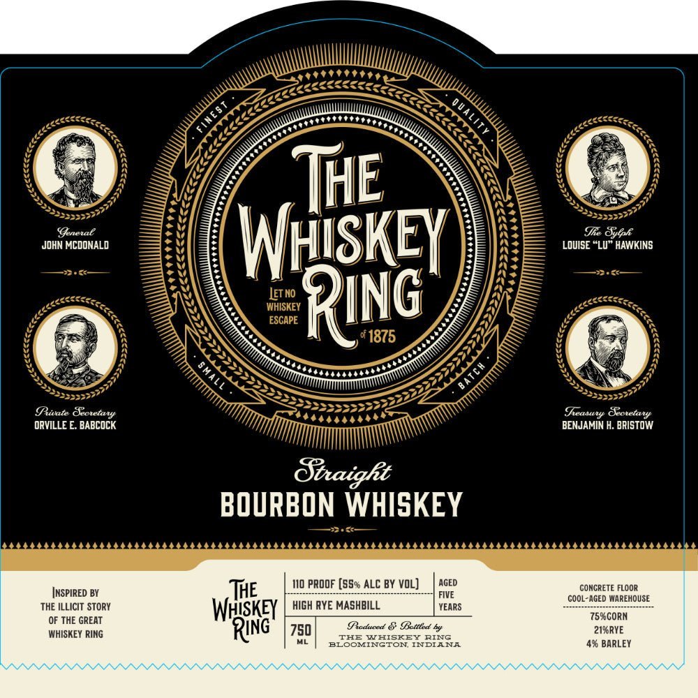 The Whiskey Ring Straight Bourbon Bourbon The Whiskey Ring   