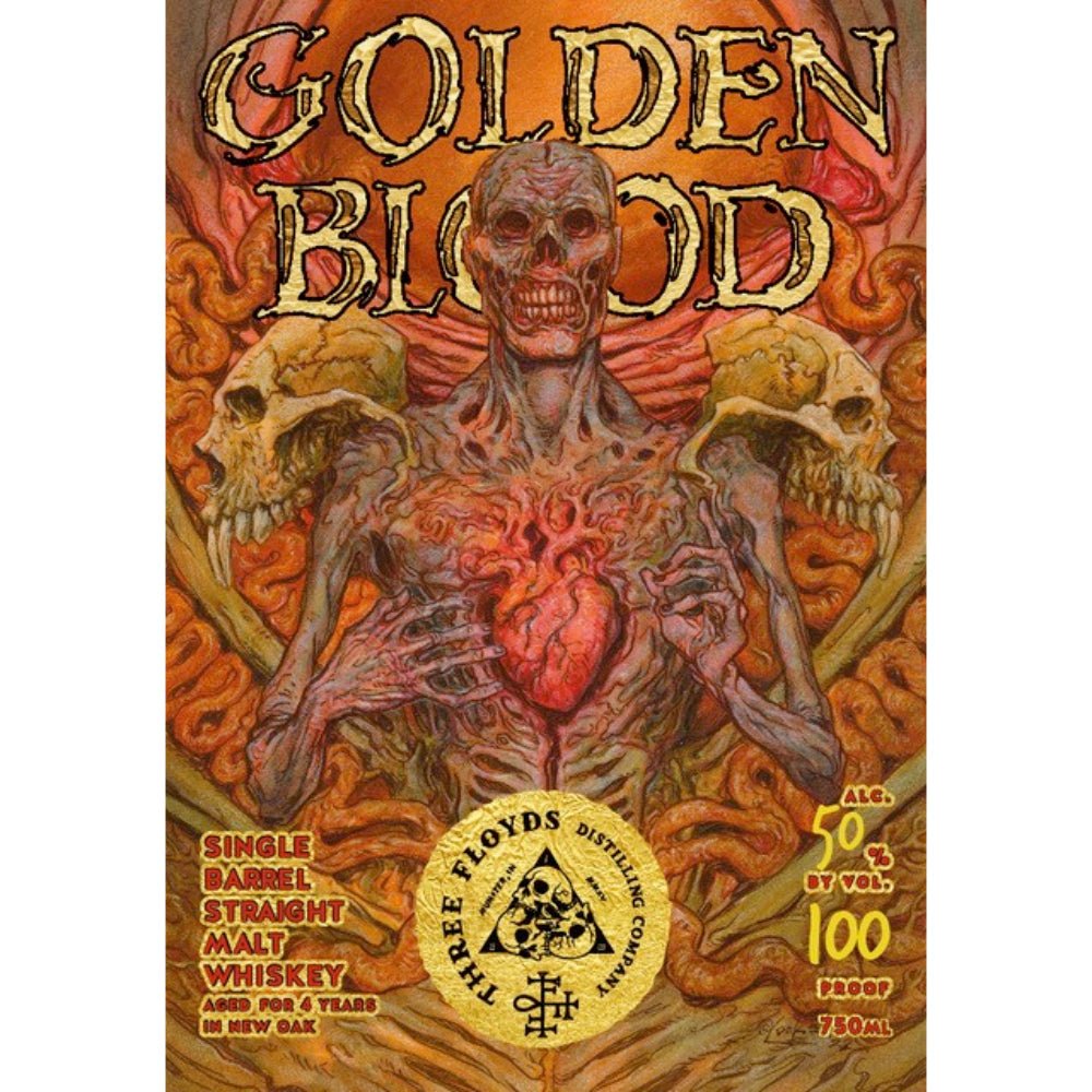 Three Floyds Golden Blood Whiskey by Cannibal Corpse American Whiskey Three Floyds Distilling