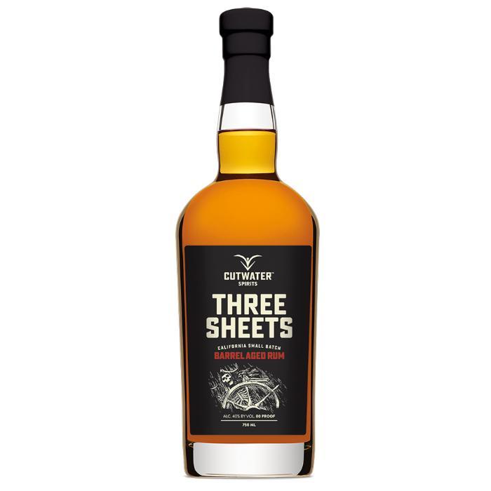 Three Sheets Barrel Aged Rum Rum Cutwater Spirits   