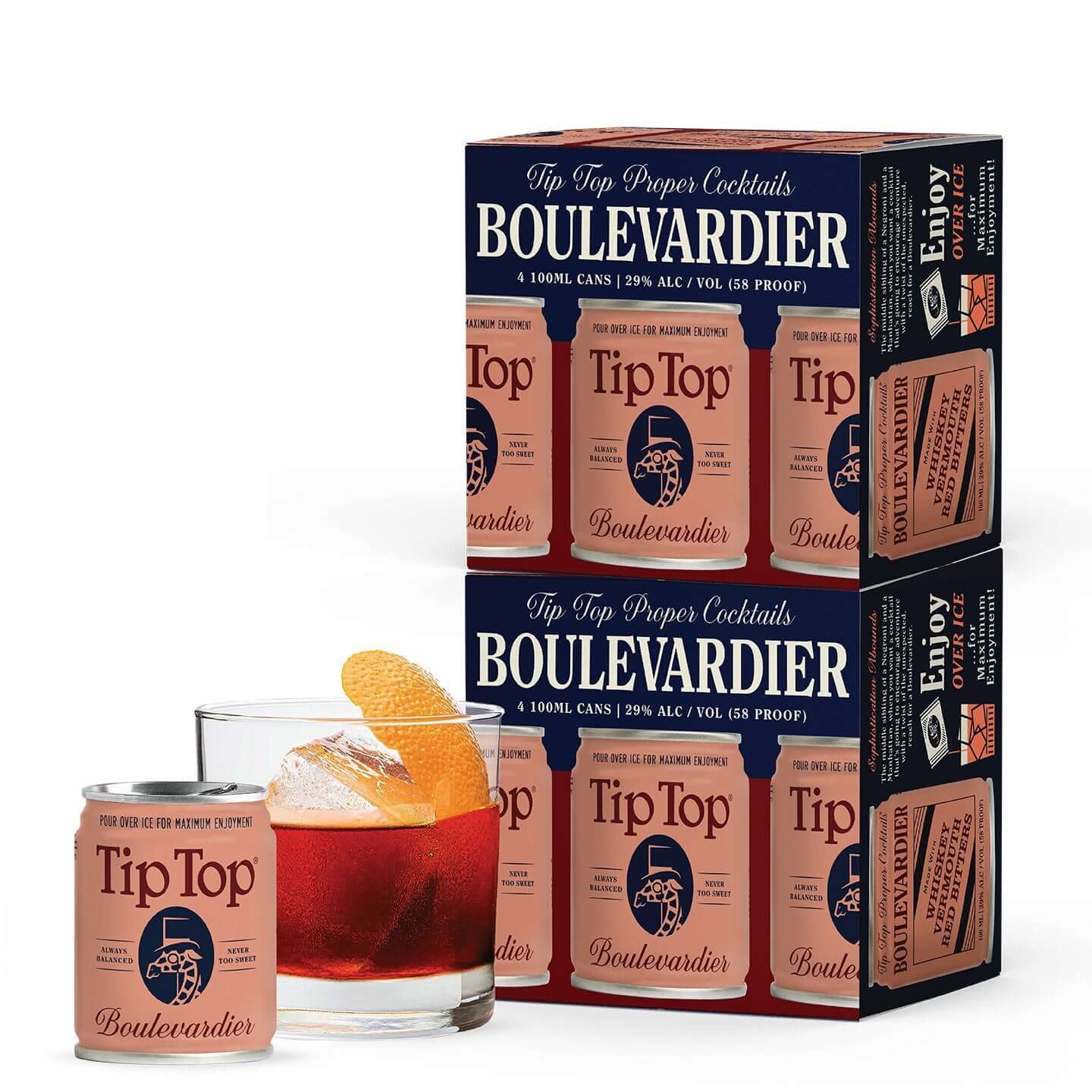 Tip Top Cocktails Boulevardier Beverages Tip Top Proper Cocktails 8-Pack  