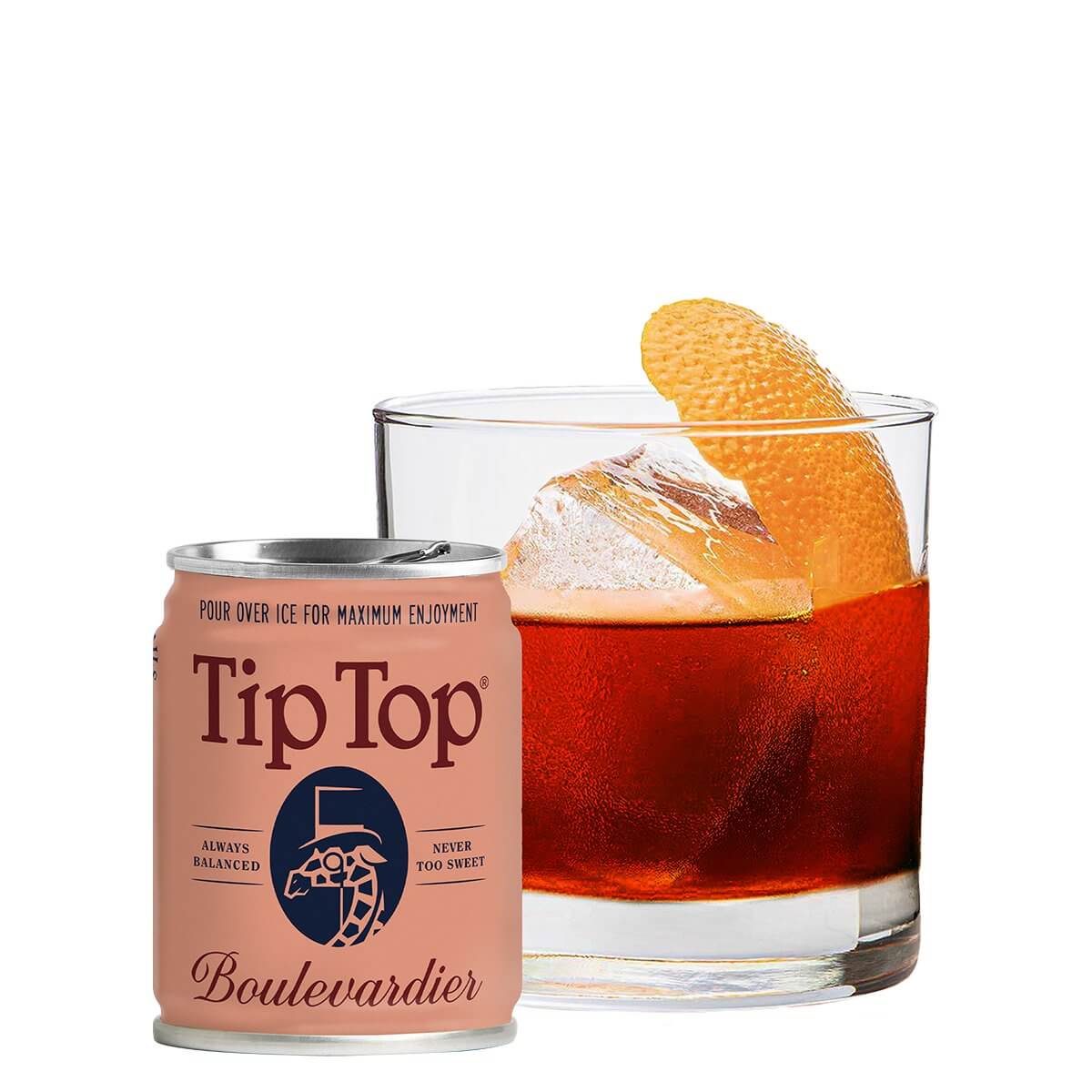 Tip Top Cocktails Boulevardier Beverages Tip Top Proper Cocktails 100ml Can  