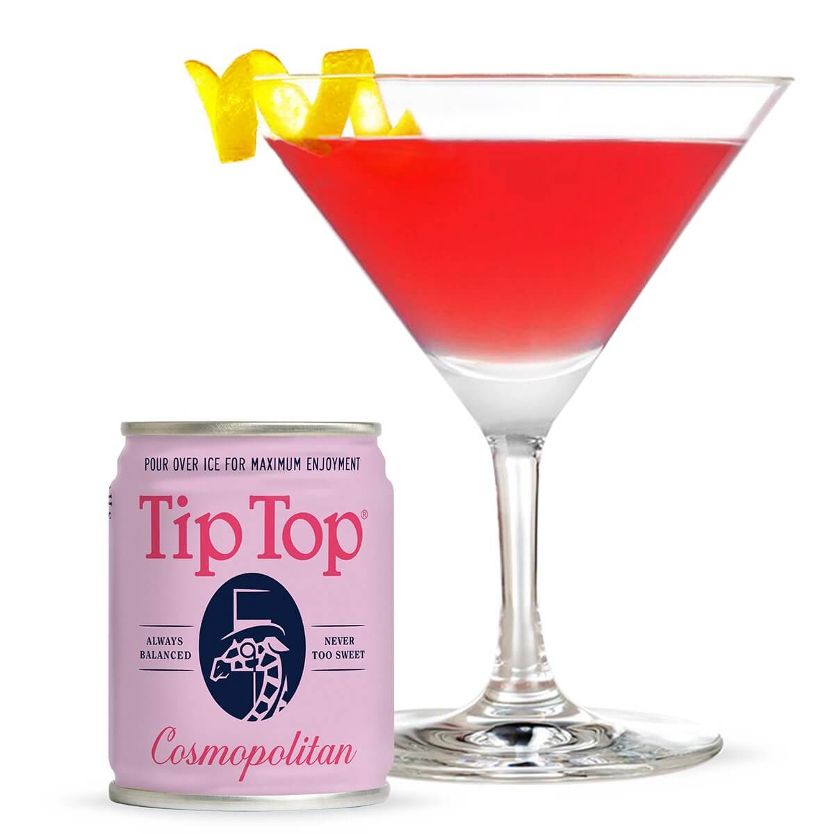 Tip Top Cocktails Cosmopolitan Beverages Tip Top Proper Cocktails 100ml Can  