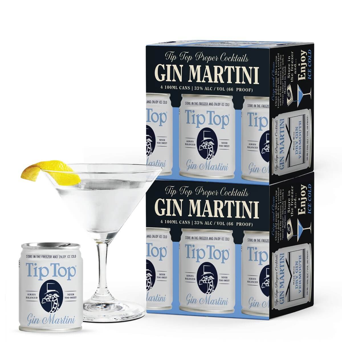 Tip Top Cocktails Gin Martini Beverages Tip Top Proper Cocktails 8-Pack  