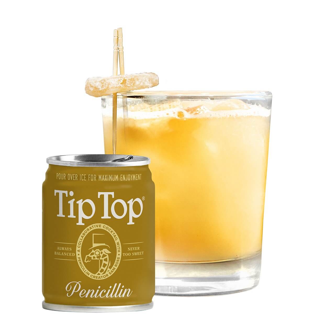 Tip Top Cocktails Penicillin Beverages Tip Top Proper Cocktails 100ml Can  