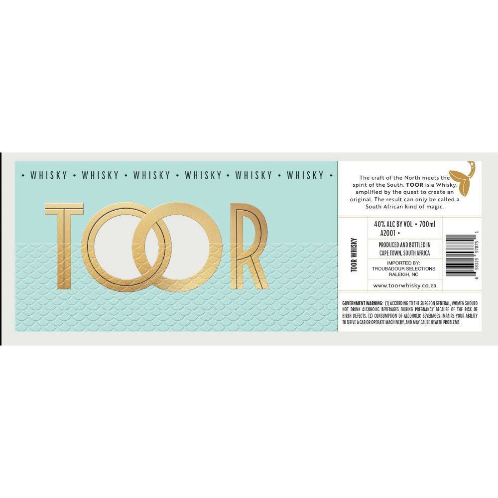 Toor South African Whisky South African Whisky Toor Whisky   